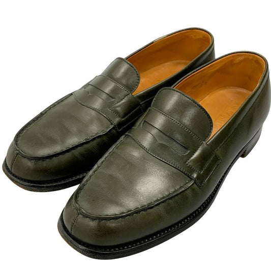 ジェイエムウエストン レザーシューズ 180 シグニチャーローファー ハンターグリーン メンズ サイズ5.5C グリーン J.M. WESTON 約24.0cm【AFD13】