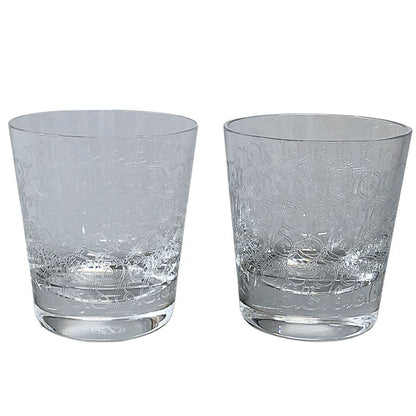 バカラ ローハン ロックグラス 2脚セット Baccarat Rohan【AFI28】【中古】
