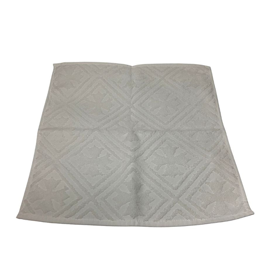 クロムハーツ フェイスタオル ホワイト CHROME HEARTS FACE MATH PLUS【AFI14】【中古】