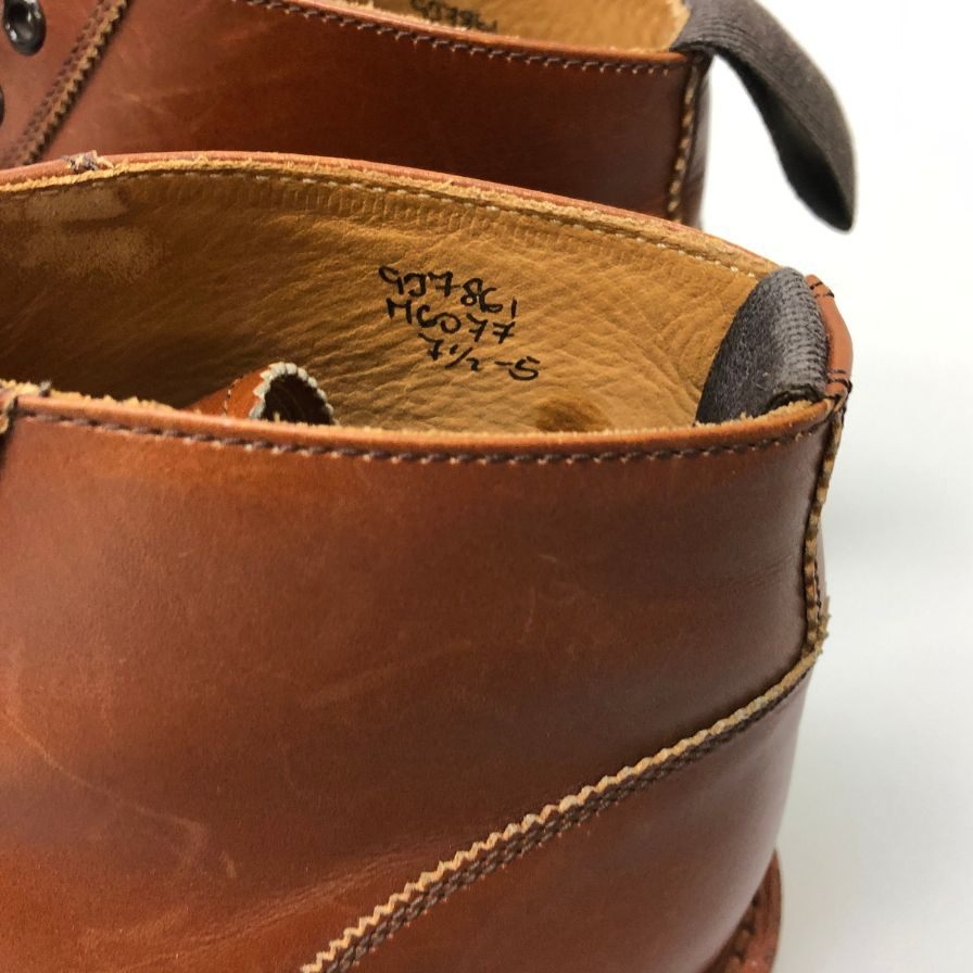 トリッカーズ モンキーブーツ M6077 イングランド製 メンズ サイズUK7.5 ブラウン Tricker's 約25.5cm【AFC45】