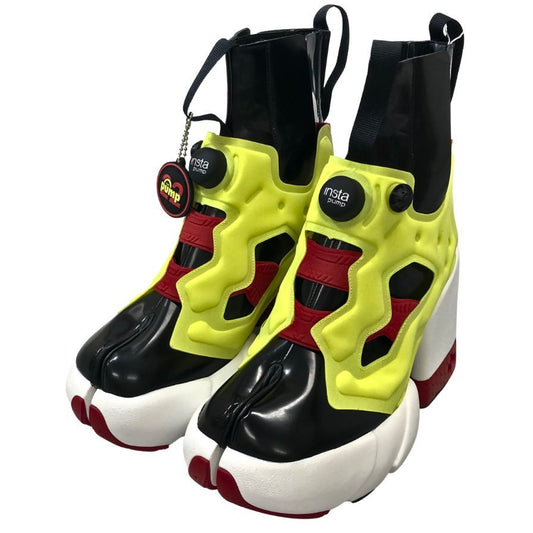 メゾンマルジェラ リーボック スニーカー Tabi Instapump Fury Hi S34WU0023 イエロー系 レディース サイズ37 Maison Margiela Reebok 約23.5cm【AFD1】