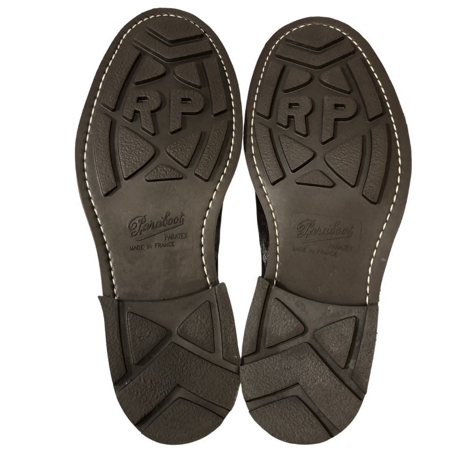 パラブーツ レザーシューズ フォトン ブライドル レザー サイドゴア スリッポン 145713 ブラウン メンズ サイズ8.5 PARABOOT PHOTON ビジネスシューズ 約27.0cm【LA】【中古】