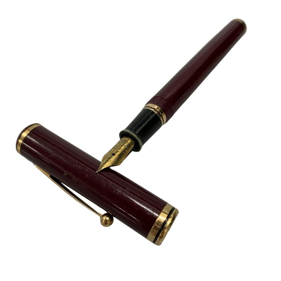 中古◆シェーファー 万年筆 コノソアール 18K 750 USA製 ボルドー SHEAFFER【AFI8】