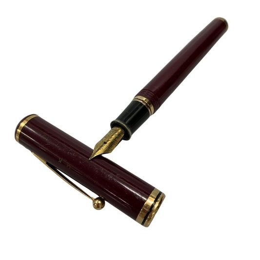 中古◆シェーファー 万年筆 コノソアール 18K 750 USA製 ボルドー SHEAFFER【AFI8】