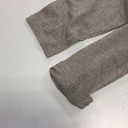極美品◆エルメス ニット長袖シャツ カシミヤ グレー  サイズL HERMES 【AFB4】