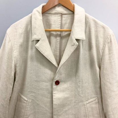 美品◆イレニサ 22AW リラックステーラードジャケット ウール アイボリー メンズ サイズ2 IH-22FW-J016-IC IRENISA 【AFB5】