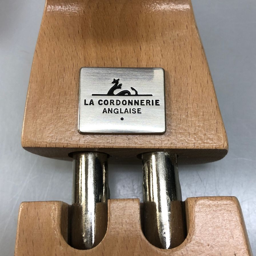 ラ コルドヌリ アングレーズ シューツリー 木製 ブラウン メンズ サイズ39 CORDONNERIE ANGLAISE 約24.5cm【AFC41-2】