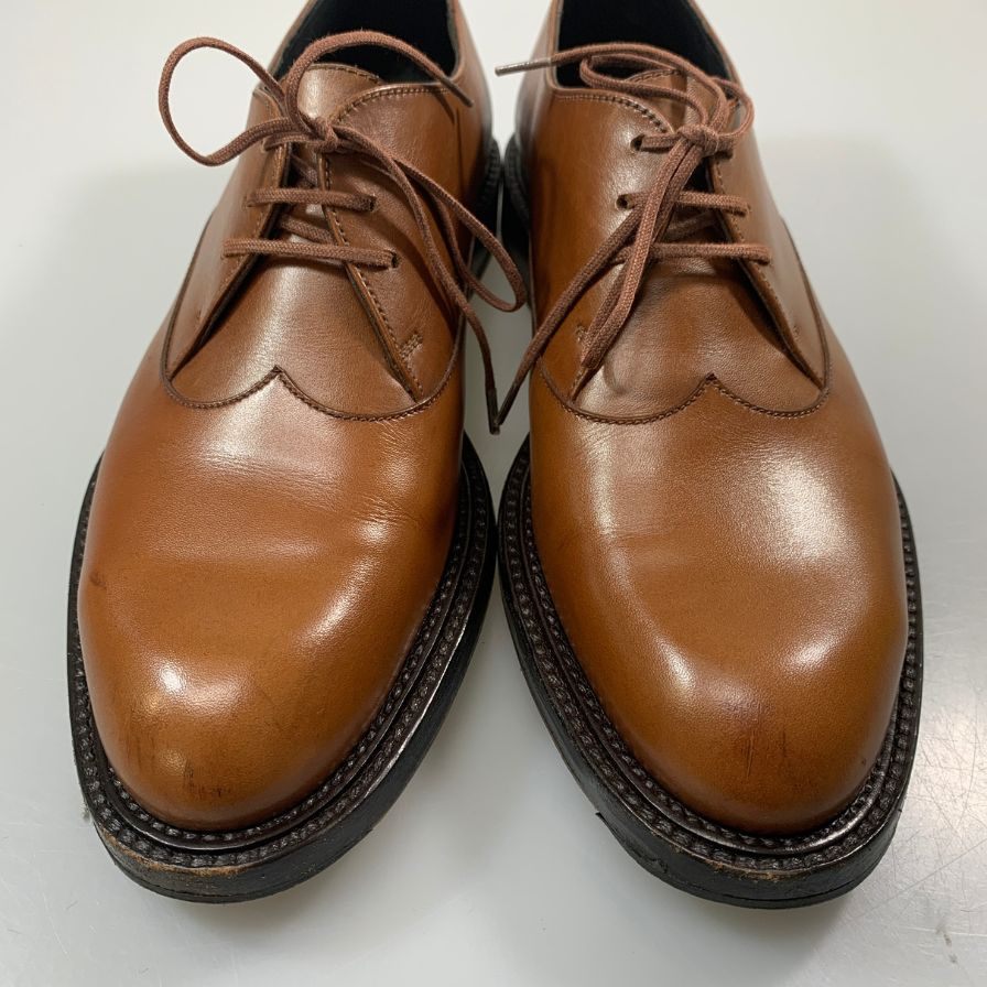 J.M.ウェストン 392 プレーントゥ ブラウン レディース サイズ 4D J.M.Weston 約24.0cm【AFC32】