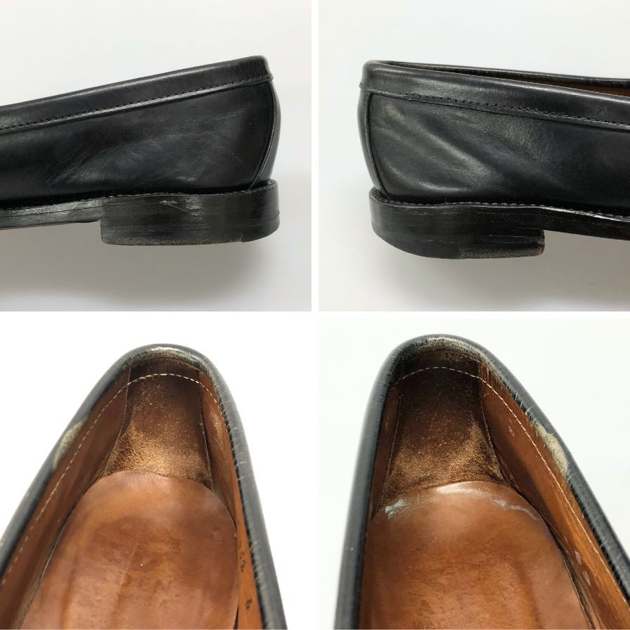 オールデン 052 ローファー  旧ロゴ メンズ ブラック  サイズ7 ALDEN ローファー 約25.0cm【LA】【中古】