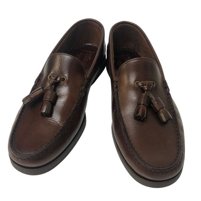 パラブーツ 103615 レシフ タッセルデッキシューズ カーフ ダークブラウン UK7.5 メンズ Paraboot 約26.0cm【AFD15】