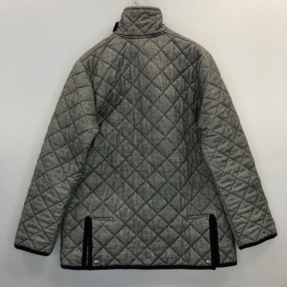 美品◆マッキントッシュ ロロピアーナ生地 キルティング ハーフコート 英国製 メンズ サイズ42 グレー MACKINTOSH Loro Piana 【AFA4】