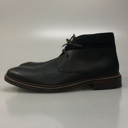 コールハーン チャッカブーツ グレインレザー×スエード コンビ C26131 メンズ ブラック サイズUK8.5 COLE HAAN 約27.0cm【AFD2】