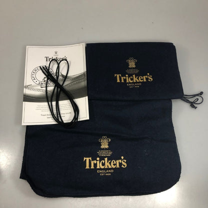 トリッカーズ レザーシューズ ストレートチップ カーフ ブラック 8042 ブラック メンズ サイズ 7.5 Tricker`s APPLETON ビジネスシューズ 約25.5cm【LA】【中古】