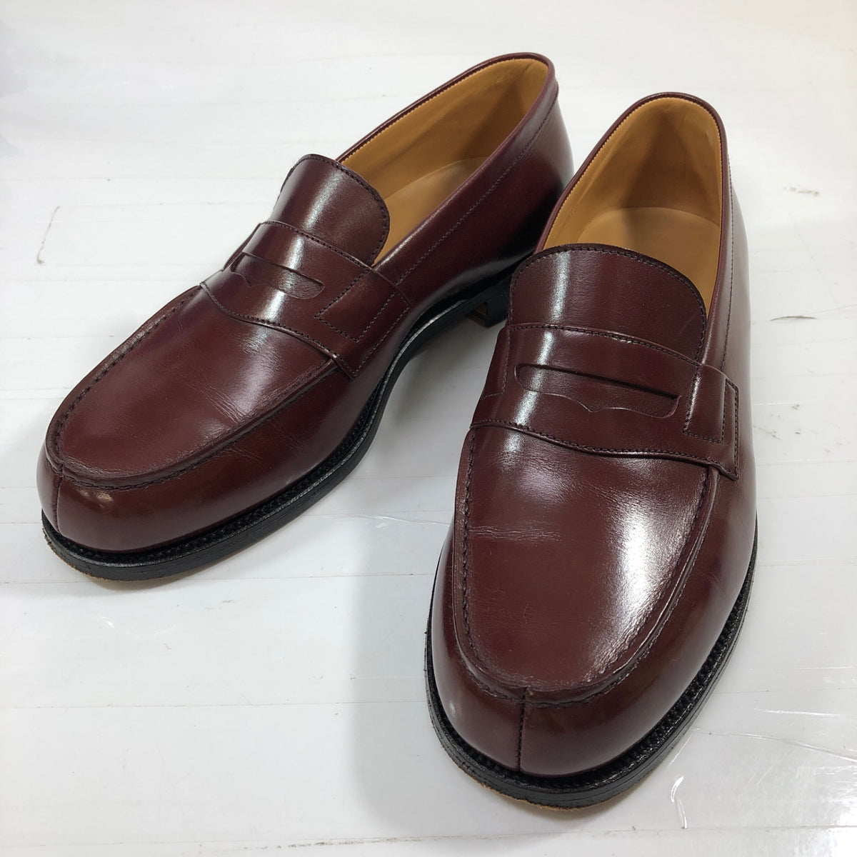ジェイエムウエストン 180 レザー シグニチャーローファー ブラウン サイズ5D メンズ J.M.WESTON ローファー 約24.5cm【LA】【中古】
