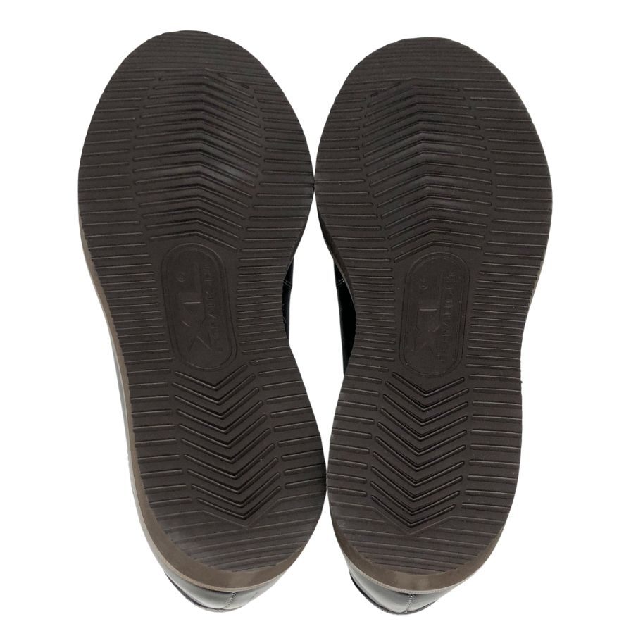 ジャランスリウァヤ レザースニーカー インテリジェンス シューズ 210306 カーフ ブラック サイズ8 メンズ Jalan Sriwijaya Intelligence Shoes 約26.5cm【AFD15-2】