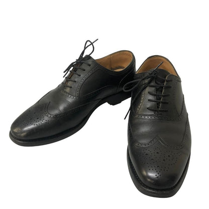 スコッチグレイン レザーシューズ ウイングチップ 1765 ブラック メンズ サイズ24.5 SCOTCH GRAIN 約24.5cm【AFC1】