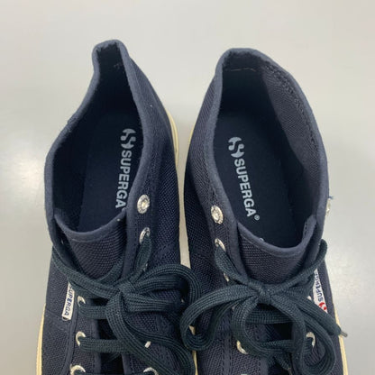 スペルガ スニーカー キャンバス ネイビー系 サイズ43 SUPERGA 約27.5cm【AFC33】