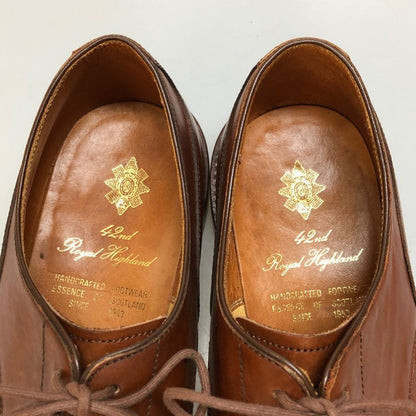 フォーティセカンド ロイヤルハイランド レザーシューズ Uチップ ブラウン サイズ6.5 メンズ 42ND ROYAL HIGHLAND 約24.5cm【AFC41-2】