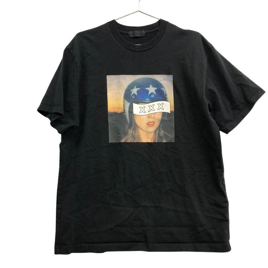 中古◆ゴッドセレクション トリプルエックス Tシャツ プリントデザイン ブラック メンズ サイズ表記無し GOD SELECTION XXX 【AFB39】