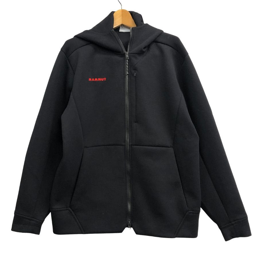 美品◆マムート パーカー ジャケット フーディ Dyno 2.0 ML フーデッドジャケット クラシック AF Men Classic 1014-05430 ブラック サイズUS2XL メンズ MAMMUT 【AFF24】