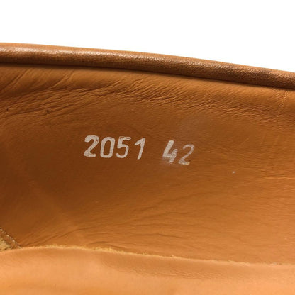 デュカルス レザーシューズ ローファー  2051 ブラウン サイズ42 DOUCAL'S 約27.0cm【AFC33】