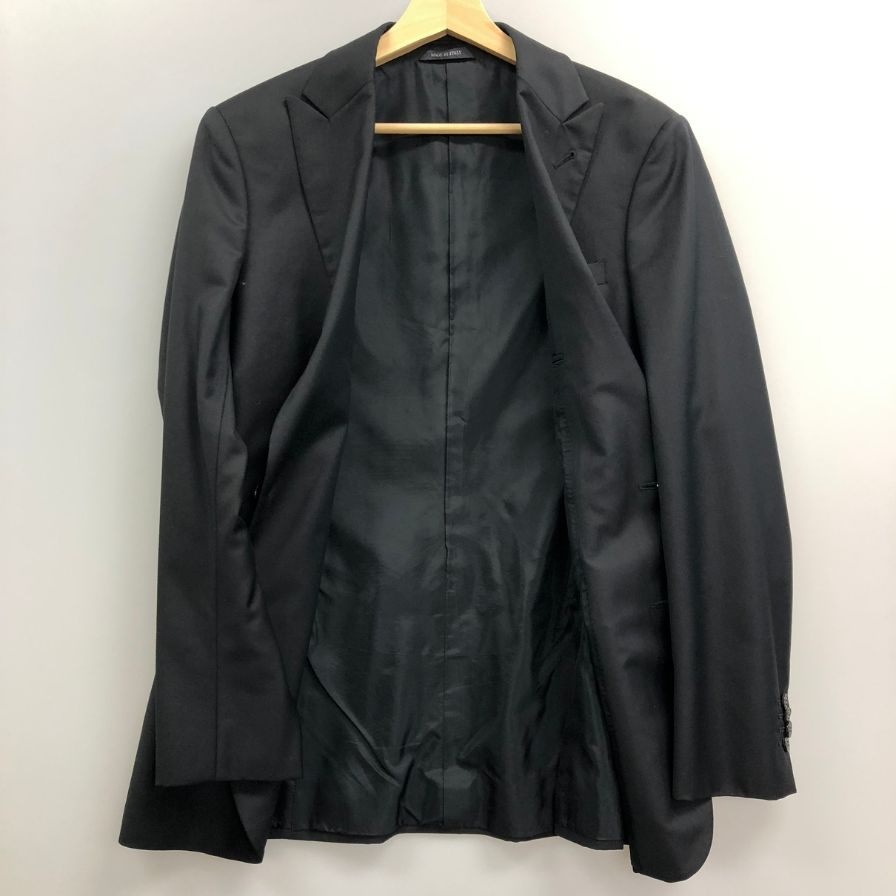 ジョルジオ アルマーニ SOHO 2B ジャケットスーツ メンズ サイズ46 ブラック GIORGIO ARMANI【AFA8】