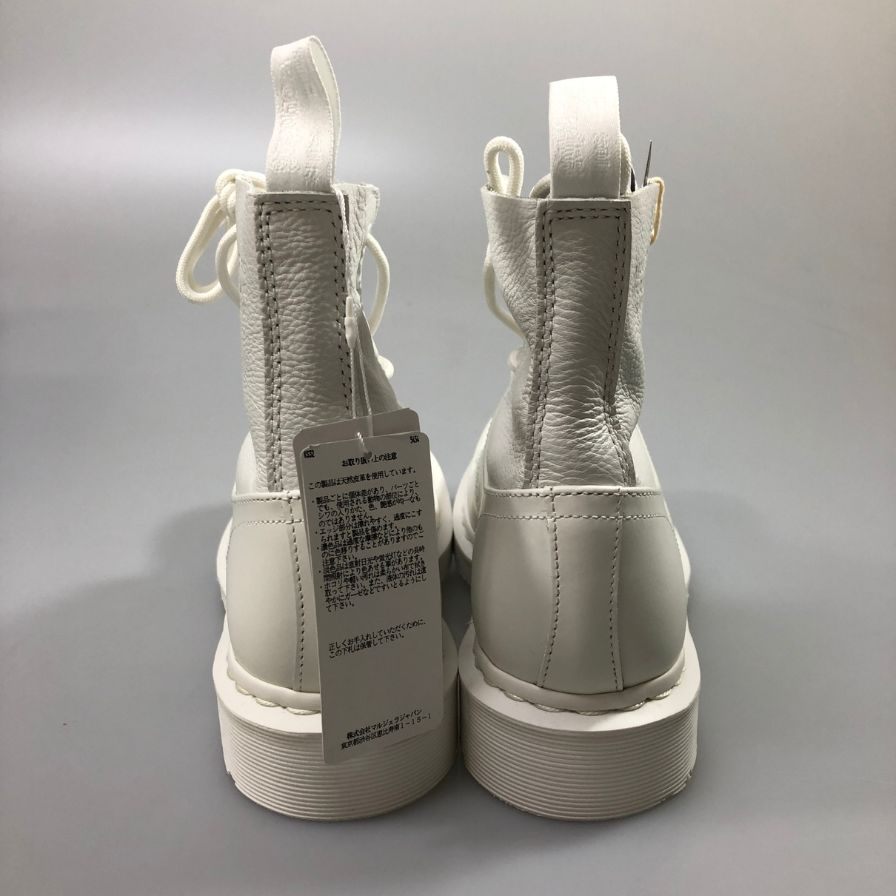 MM6×ドクターマーチン 1460 8ホールブーツ ホワイト サイズ25㎝ Maison Margiela Dr.martens 約25.0cm【AFD15】