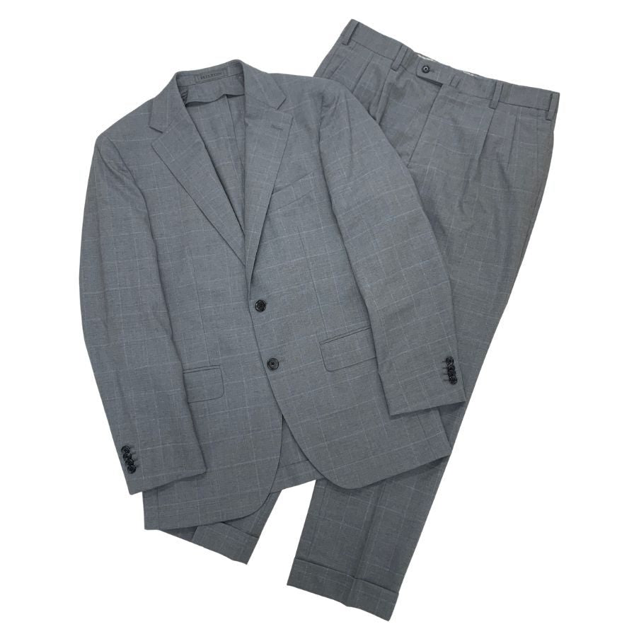 ヒルトン スーツ セットアップ 2B グレー サイズA6 メンズ HILTON【AFA22】