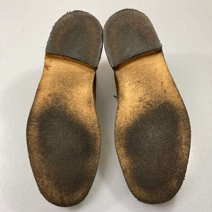 クラークス ショートブーツ スエード クレープソール メンズ ブラウン サイズ7 Clarks 約25.5cm【AFC28】