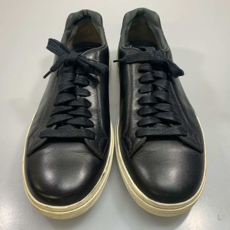 チャーチ レザースニーカー ミラーフィールド レザー ブラック メンズ サイズ8 Church's MIRFIELD 約26.5cm【AFC44-2】