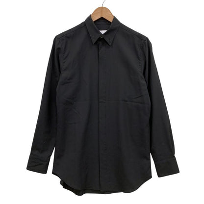 美品◆オーバーコート 長袖シャツ ブラック メンズ サイズ00 OVERCOAT 【AFB51】