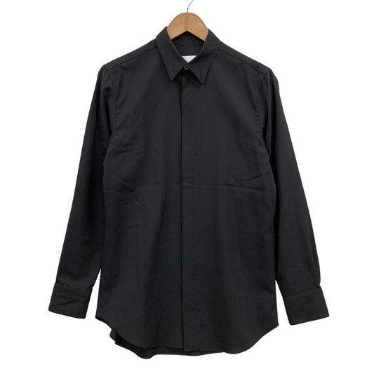 美品◆オーバーコート 長袖シャツ ブラック メンズ サイズ00 OVERCOAT 【AFB51】