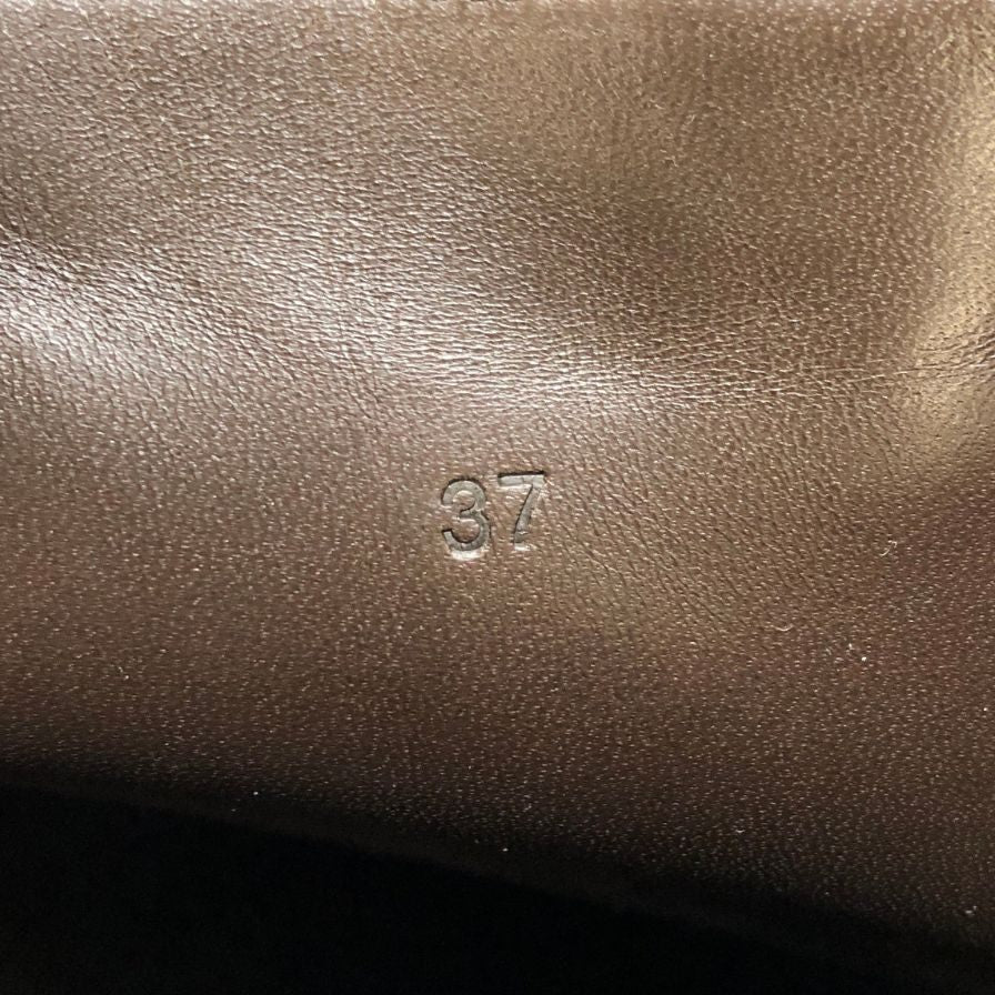 ボッテガヴェネタ ロングブーツ レザー ブラック レディース サイズ 37 BOTTEGA VENETA 約24.0cm【AFI30】