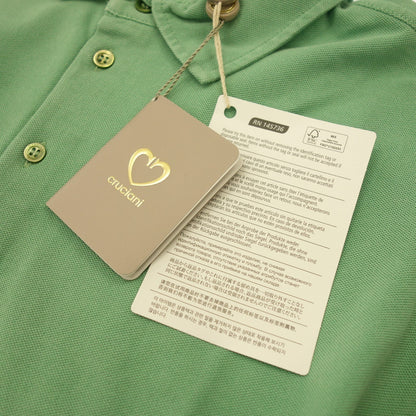 Like new ◆ Cruciani Polo Shirt Cotton Men's Size 60 Green CRUCIANI [AFB15] 