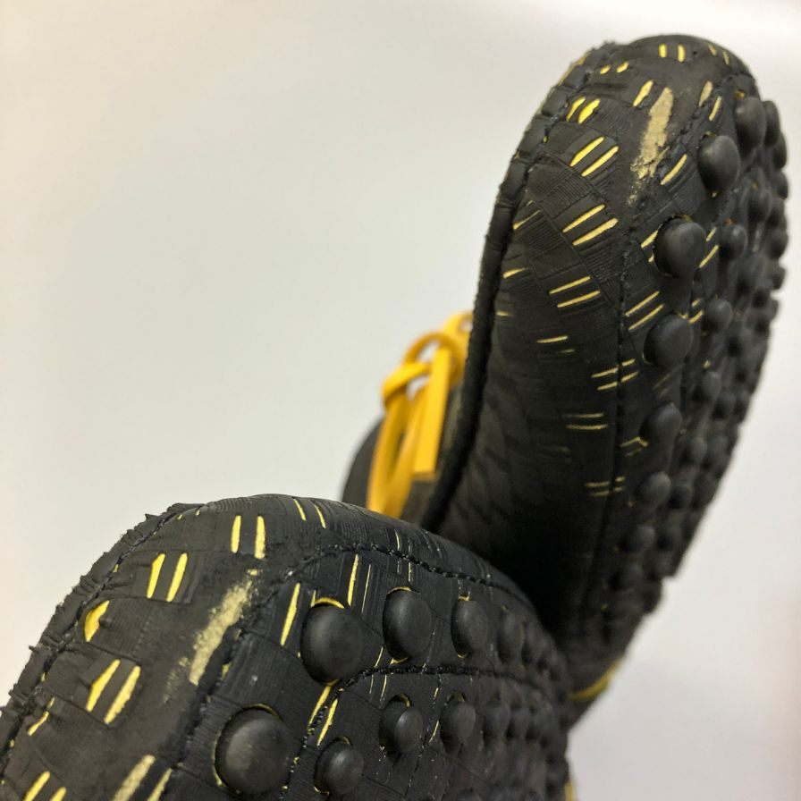 トッズ フェラーリ ドライビングシューズ スリッポン ゴンミーニ 総柄 ブラック サイズUK8 TOD`S Ferrari 約27.0cm【AFD15】