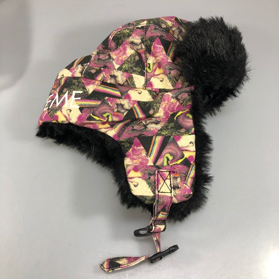 シュプリーム 13FW ハット Liberty Storm Thorgerson Trooper Hat 総柄 サイズONE Supreme