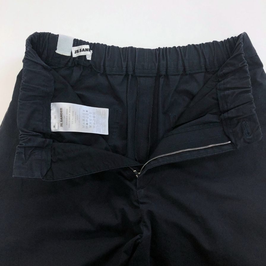 ジルサンダー 22AW クロップドイージーパンツ ブラック メンズ サイズ44 JIL SANDER 【AFB15】