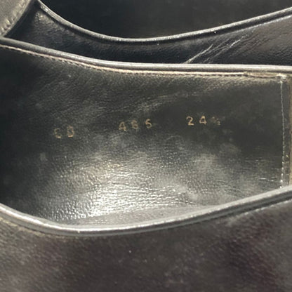 クリスチャンディオール レザー  ローファー ブラック メンズ 日本製 サイズ 39 Christian Dior 約24.5cm【AFD7】