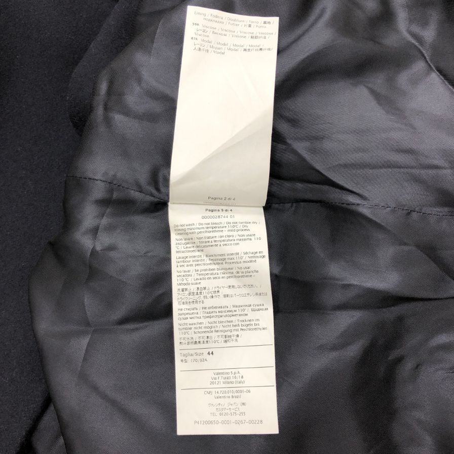 美品◆レッドヴァレンティノ コート レディース ブラック サイズ 44  RED VALENTINO 【AFA2】