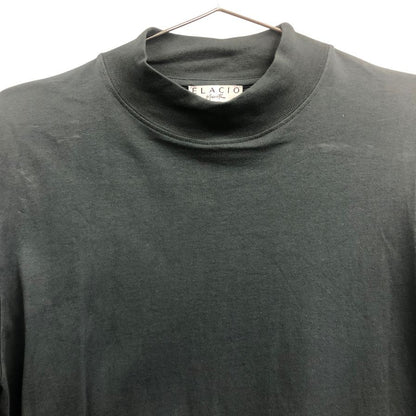 美品◆エラシオ 長袖Tシャツ モックネック グリーン メンズ サイズ3 ELACIO 【AFB46】