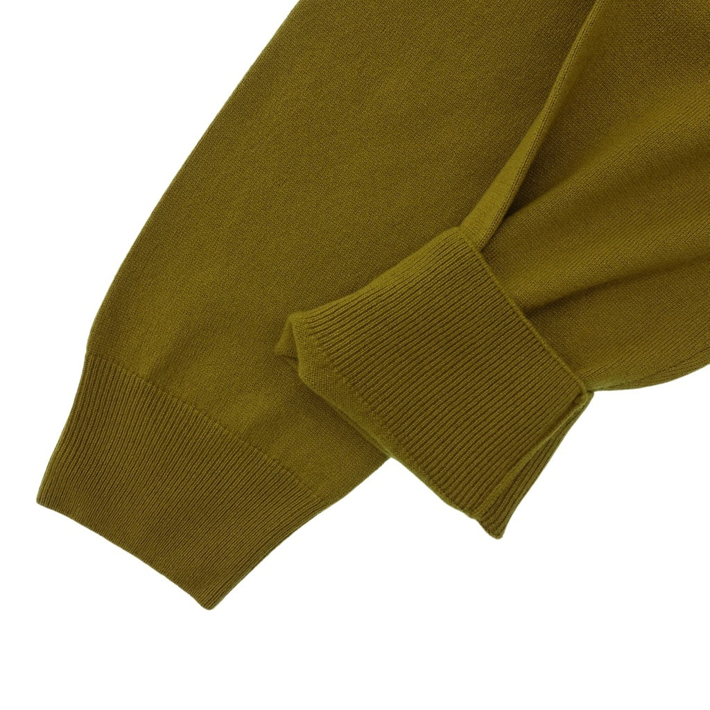 Like new ◆ Cruciani Knit V-neck Cashmere Men's Size 58 Yellow CRUCIANI [AFB27]