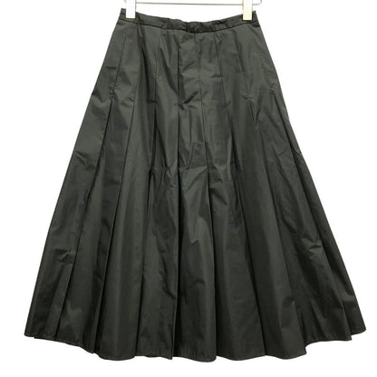 モンクレール 20SS GONNA ナイロンプリーツスカート サイズ38 レディース カーキ F20932071200 MONCLER【AFB38】