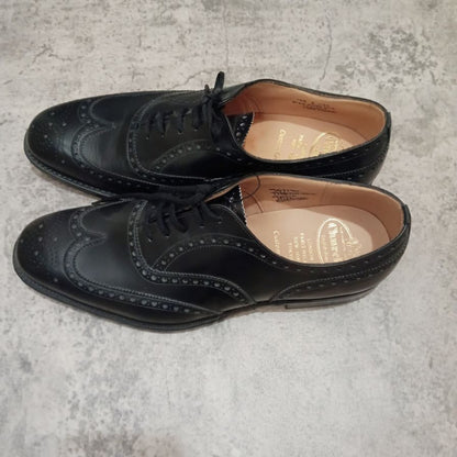 チャーチ レザーシューズ チェットウィンド サイズ70F メンズ ブラック Church's CHETWYND ビジネスシューズ 約25.5cm【LA】【中古】