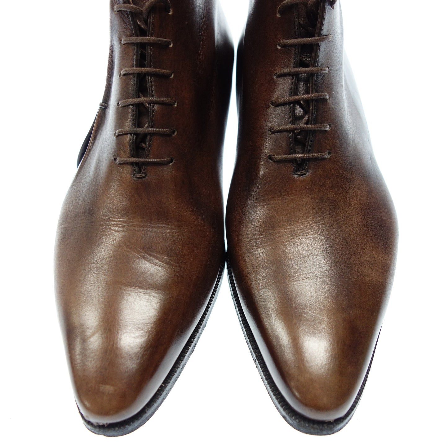 ベルルッティ ショートブーツ レザー メンズ サイズ5 ブラウン Berluti 約24.5cm【AFC29】