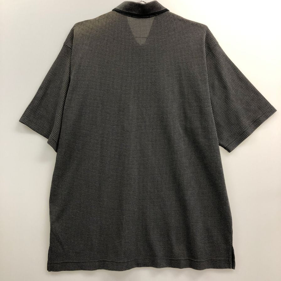 美品◆アラミス ハーフジップ 半袖トップス シアー素材 日本製 メンズ サイズ3L グレー ARAMIS 【AFB2】