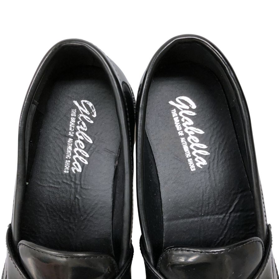 グラベラ ビットローファー ブラック S(約25cm-25.5cm) メンズ 革靴 glabella GOLD BIT LOAFER 約25.0cm【AFC40】