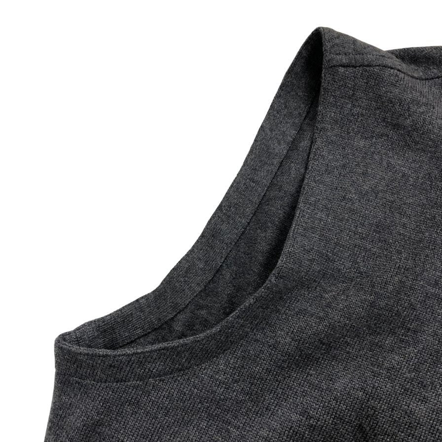 極美品◆グランサッソ ベスト メンズ グレー サイズ48 Gran Sasso 【AFB14】