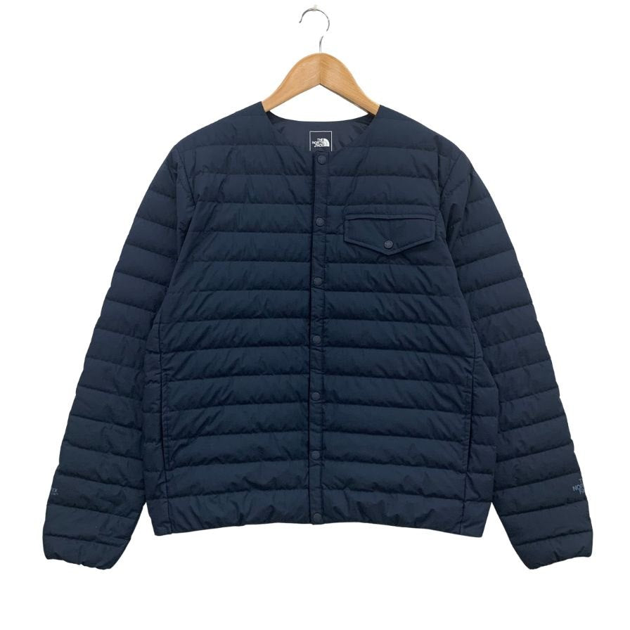 美品◆ザ ノースフェイス ダウンカーディガン ND92262 ウィンドストッパーゼファーシェル ゴアテックス メンズ アーバンネイビー サイズM THE NORTH FACE GORE-TEX WS Zepher Shell Cardigan 【AFB28】
