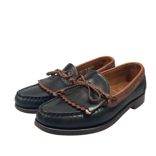 アレンエドモンズ ローファー キルト  ブラックブラウンコンビ サイズUS7D Allen Edmonds 約25.0cm【AFC15】