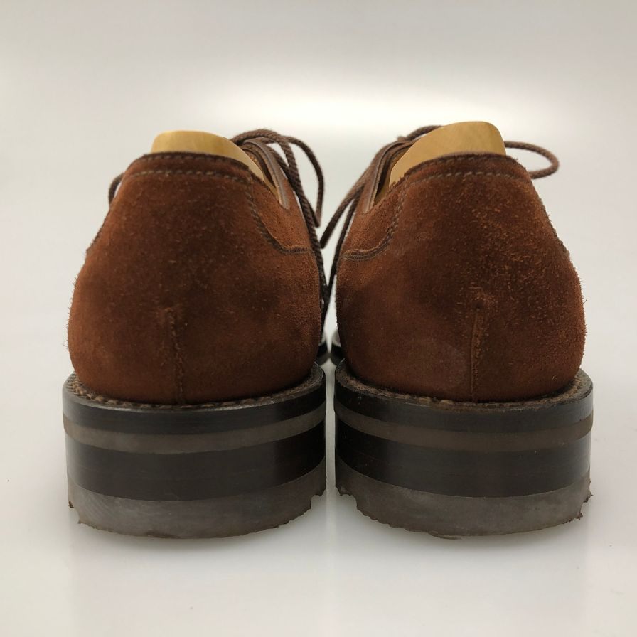 ジェイエムウエストン レザーシューズ ゴルフ 641 Uチップ スエード タン ブラウン サイズUK5 J.M. WESTON ビジネスシューズ 約23.5cm【LA】【中古】